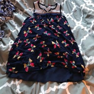 Knee length dress for girls